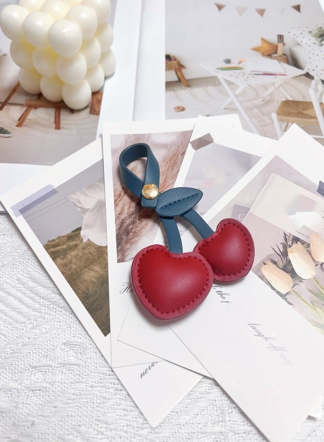 LAEKOU Cherry Bag Charm for Women, Cute Cherry Charms for Purse, Keychain Accessories for Women Handbags Purses - Image 4
